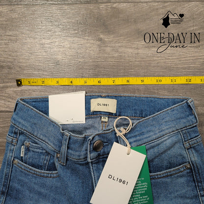DL1961 Mara Straight Mid Rise Ankle Jeans Size 00 (24)