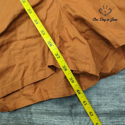 a.n.a Short Sleeve Button Front Tie Waist Romper Size XXL