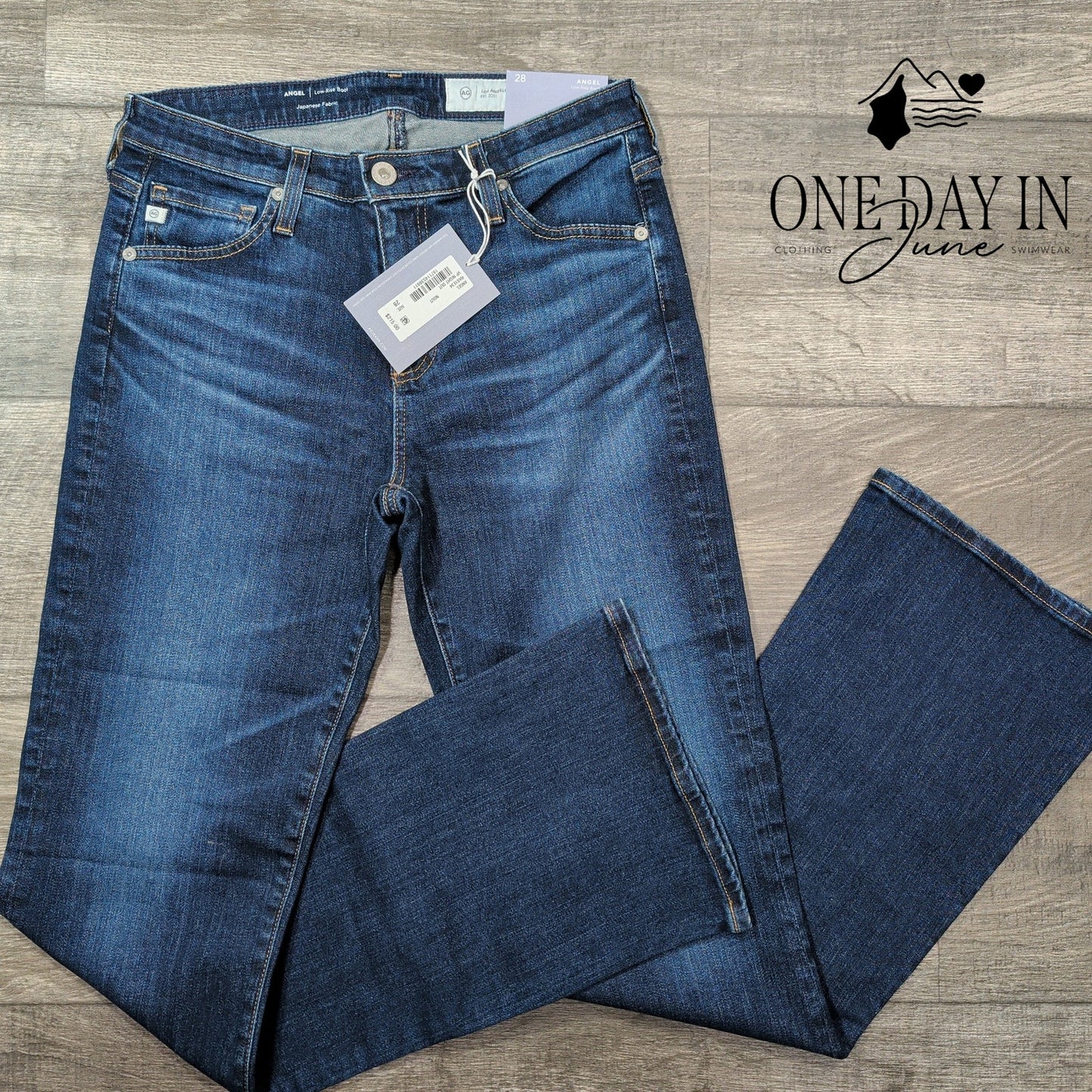 AG Adriano Goldschmied Angel Low Rise Bootcut Night Out NWT $215 Size 6 (28)