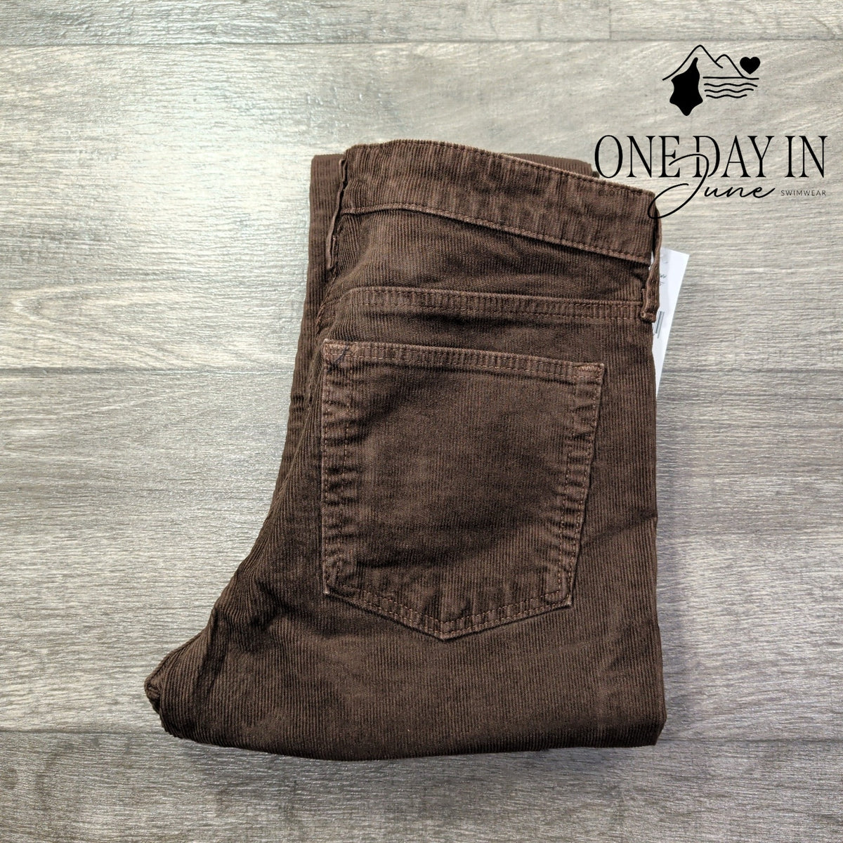 AG Adriano Goldschmied Skinny Corduroy Pants Brown NWT Size 4 (27)