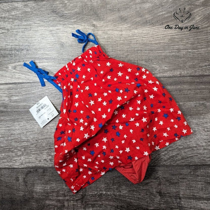 Okie Dokie Stars Dress 2 Piece Size 6M (12-16 lbs)