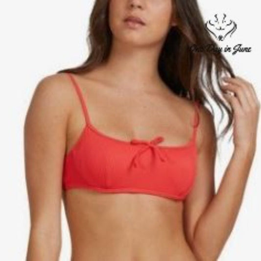 Roxy Ribbed Bikini Top Size XL