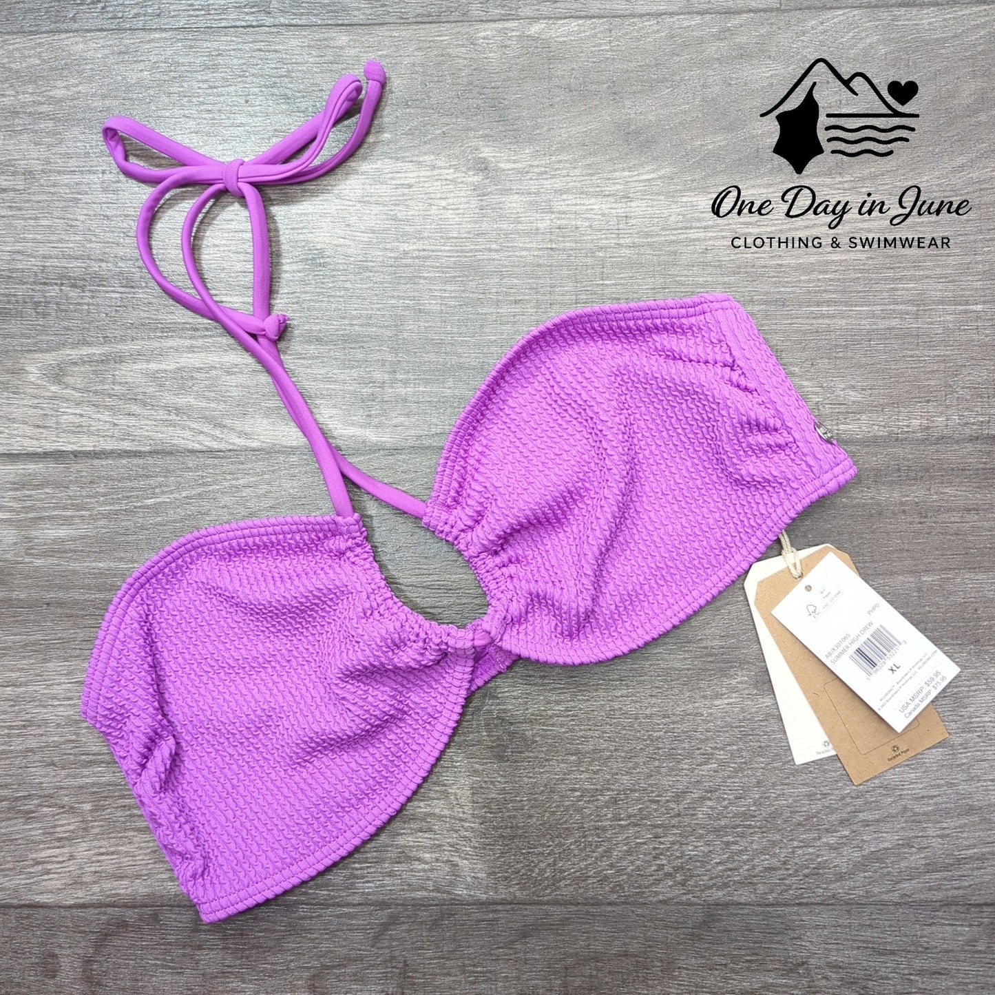 Billabong Summer High Drew Bikini Top Size XL