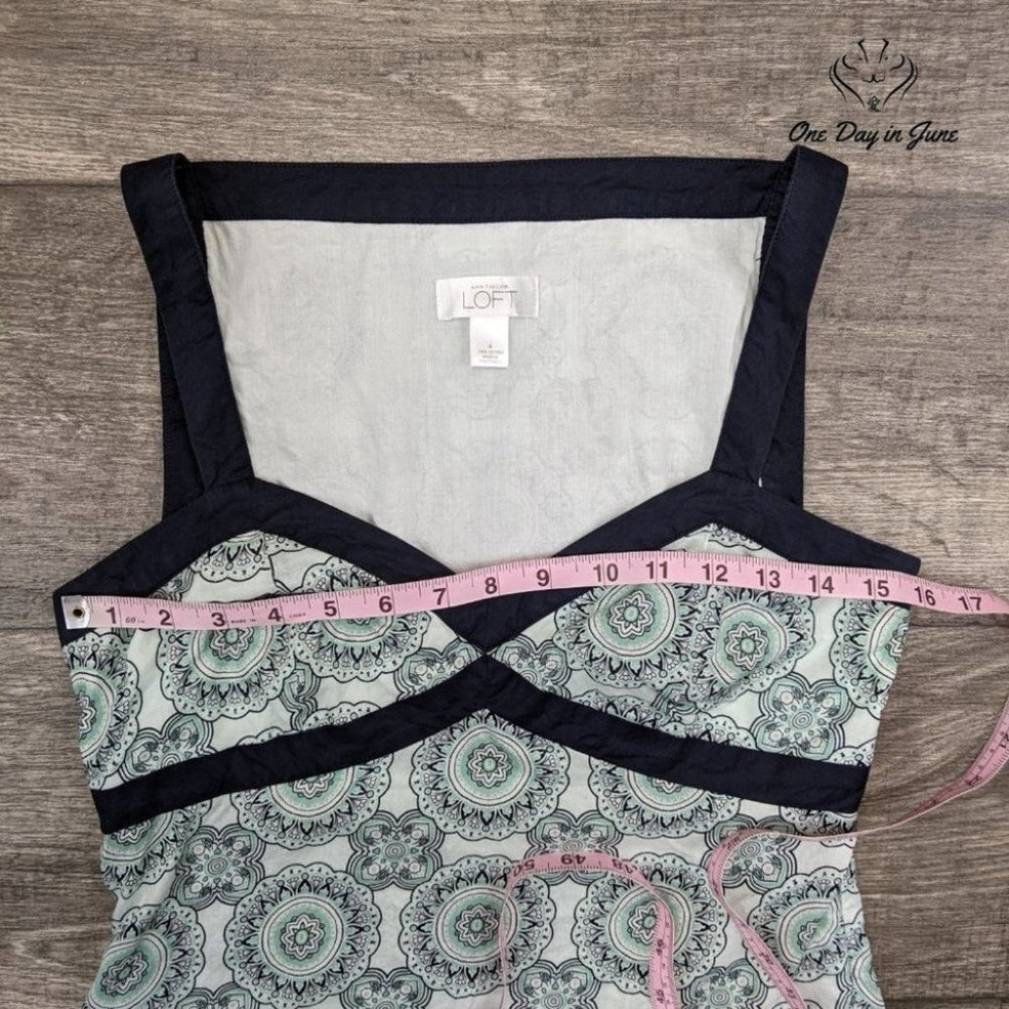 Loft Side Zipper Tank Top Size 4