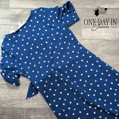 On 34th Short Sleeve Tie Side Dress Size M