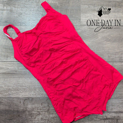 Sovoyontee Retro Classic One Piece Swimsuit Size L