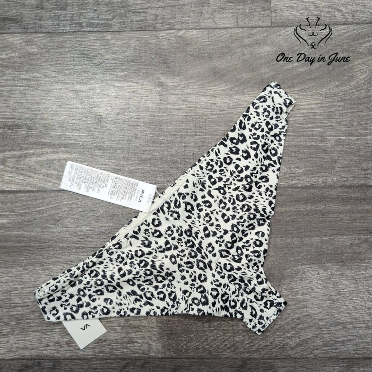 RVCA Animal Instincts Cheeky Bikini Bottom Size L