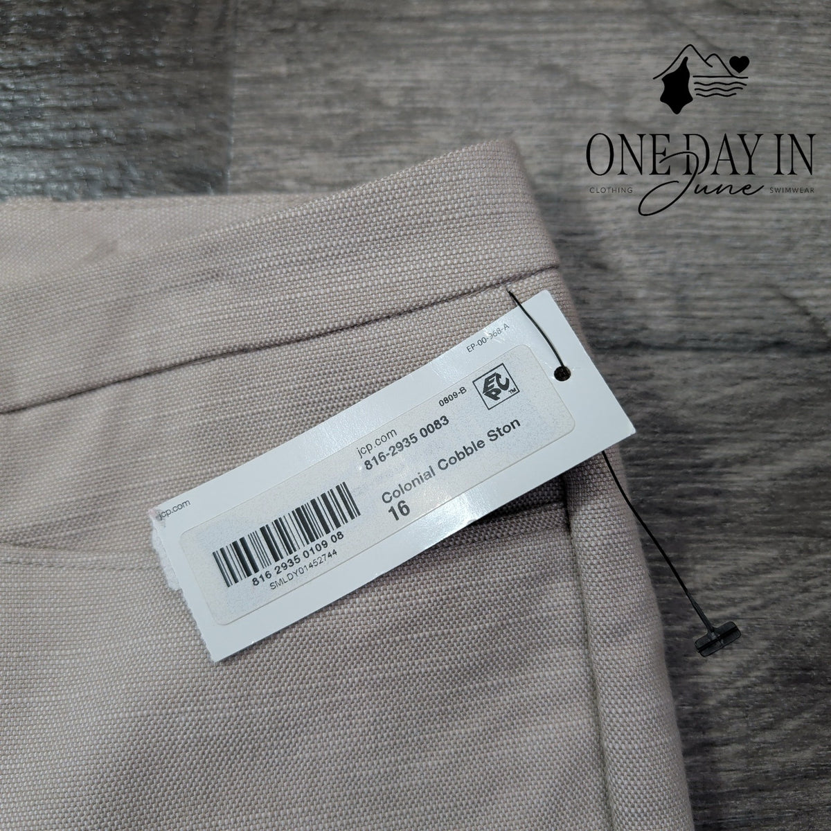 Worthington Modern Fit Straight Leg Dress Pants Colonial Cobblestone NWT Size 16