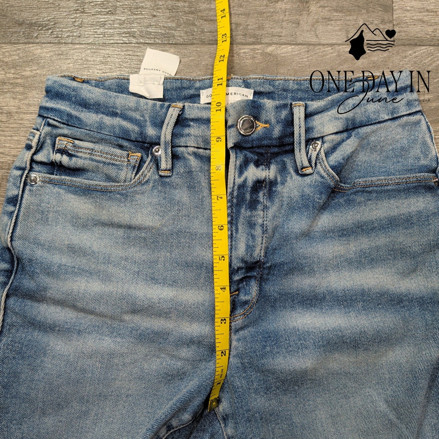 Good American Good Legs Skinny Distressed Jeans Size 6 (28)