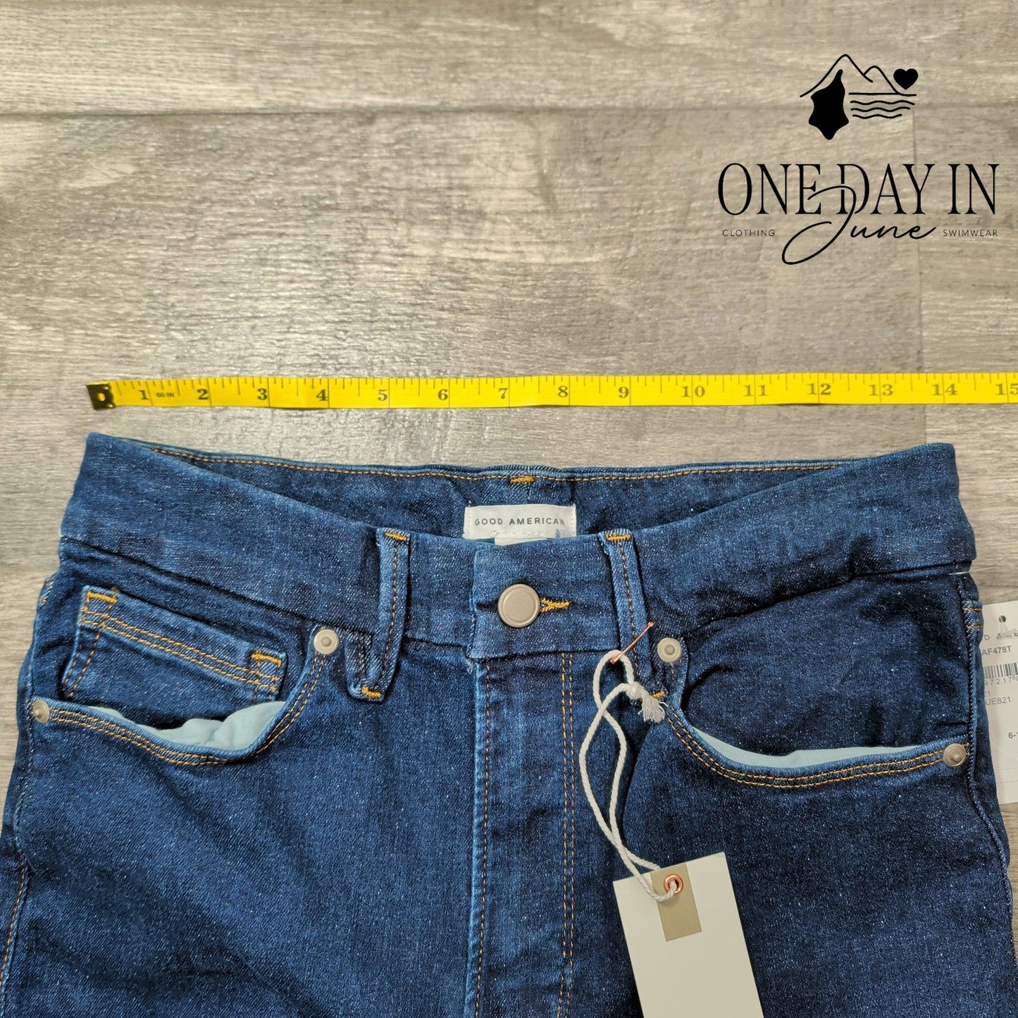 Good American Good Waist Skinny High Rise Jeans Size 10 (6-12)