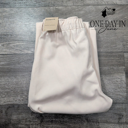 Air Jordan Women's Woven Straight Leg Pants Legend Light Brown NWT Size S