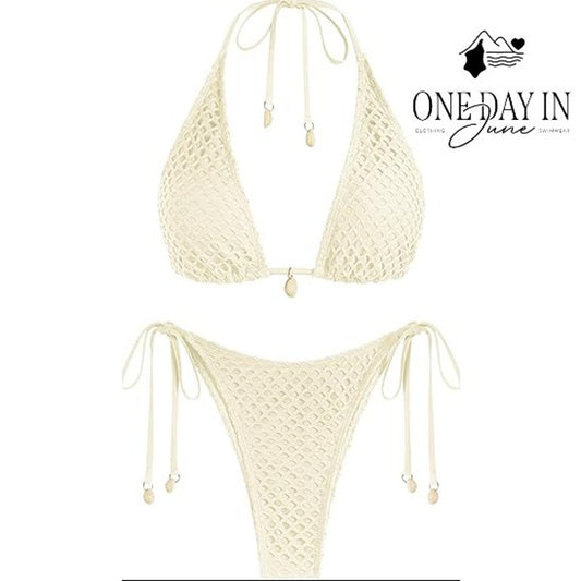 Zaful Tie Side Bikini Swimsuit Size S