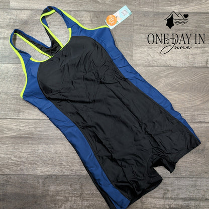 Charmo Boyshort One Piece Swimsuit Size L