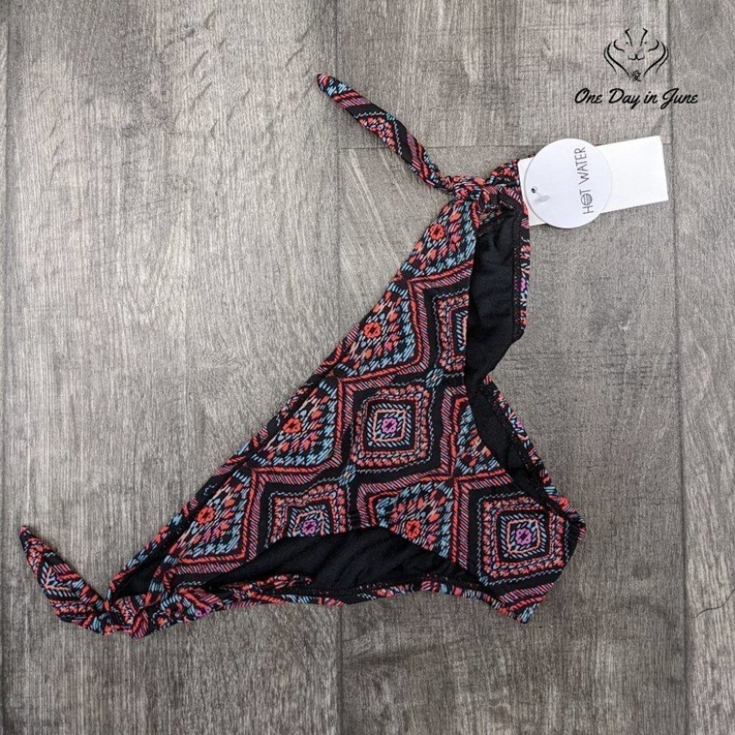 Hot Water Juniors Cheeky Bikini Bottom Swimsuit Size S