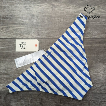 Billabong Blue By U Tropic Striped Bikini Bottom Size L