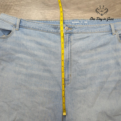 Old Navy High Rise Wow Denim Shorts Plus Light Wash Cuffed NWT Size 30