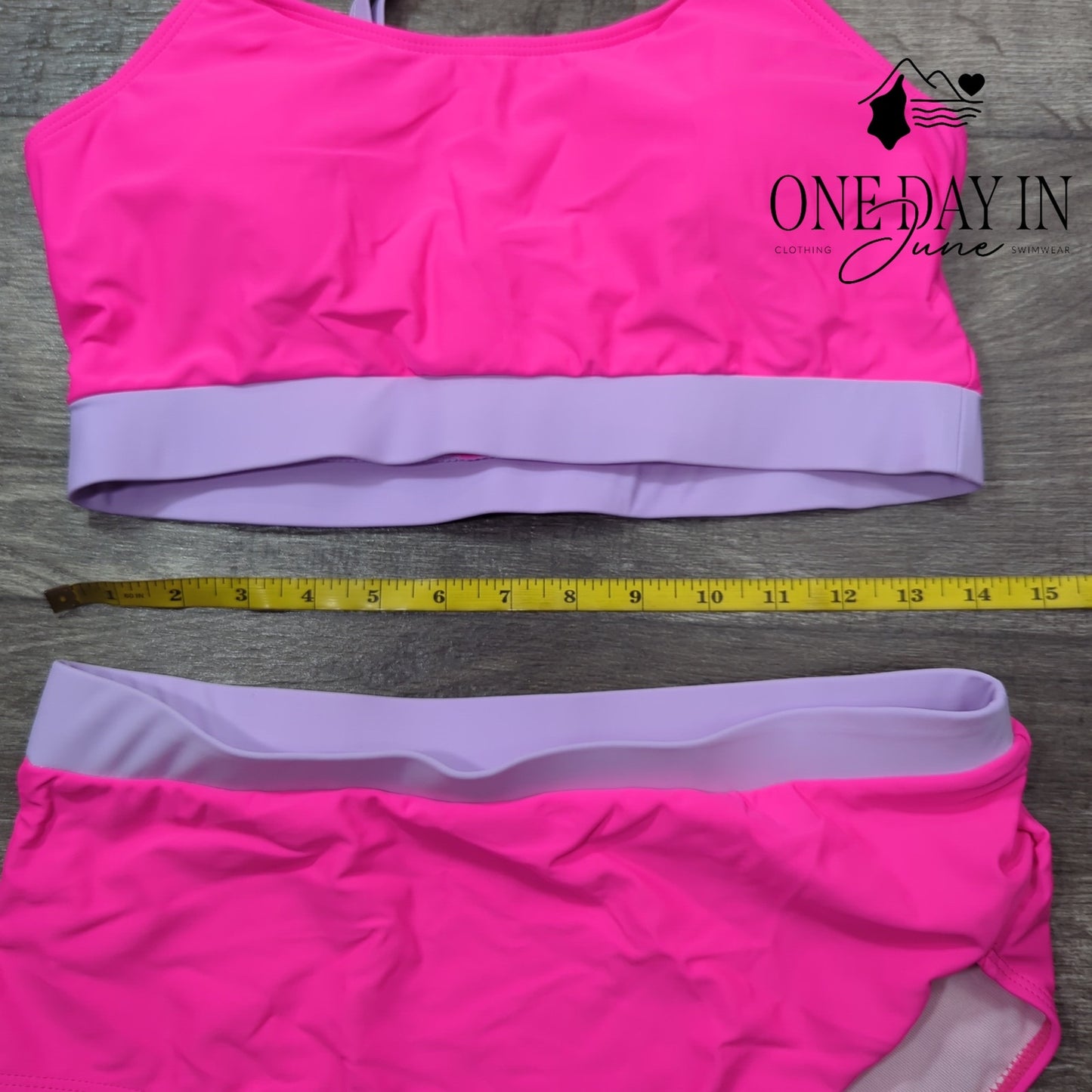 Adisputent Crop Bikini Swimsuit Size L