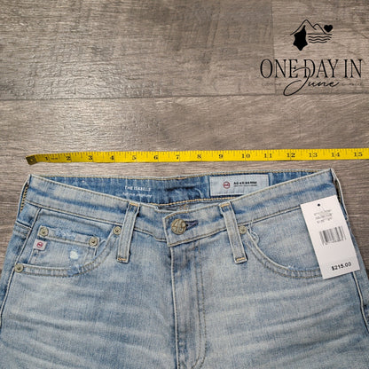 AG Adriano Goldschmied Isabelle High Rise Straight Crop Jeans NWT Size 4 (27)