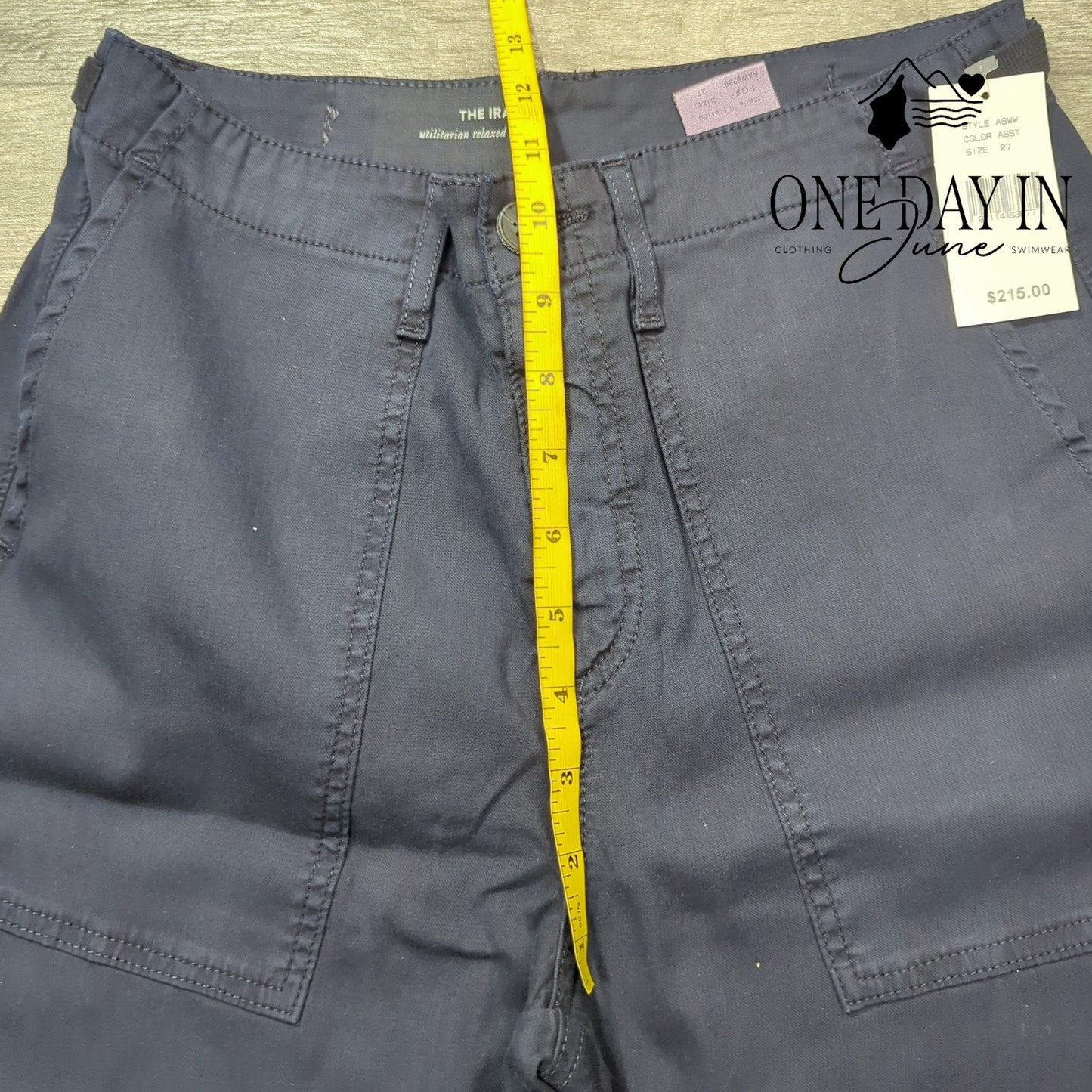 AG Adriano Goldschmied The Utilitarian Relaxed Straight Leg Jeans Size 27 (4)