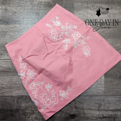 Loft Embroidered Skirt Size 4