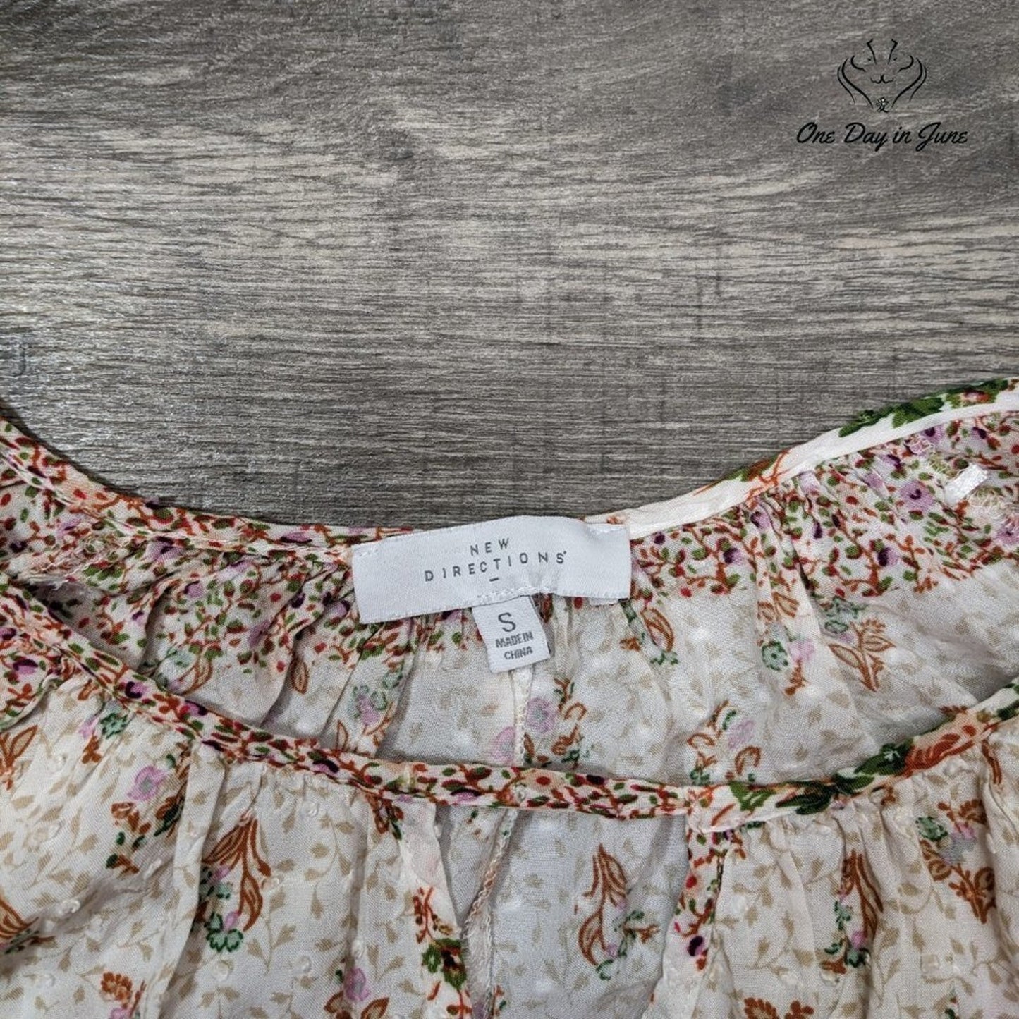 New Directions Boho Top Size S