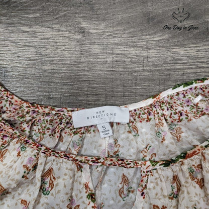 New Directions Boho Top Size S