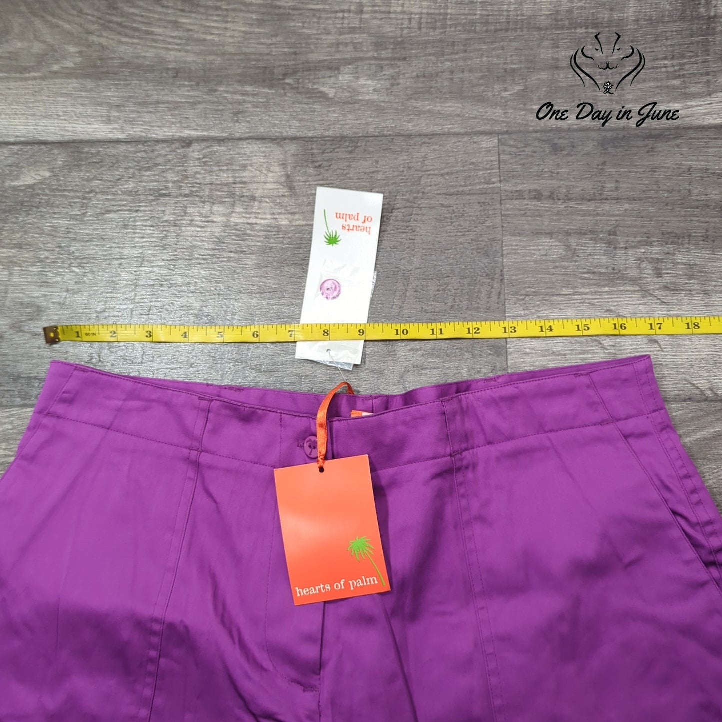 Hearts of Palm Proportioned Short Capri Pants Size 14