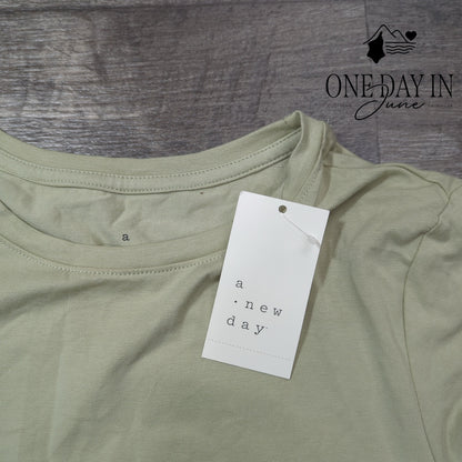 A New Day Short Sleeve Maxi T Shirt Dress Size S