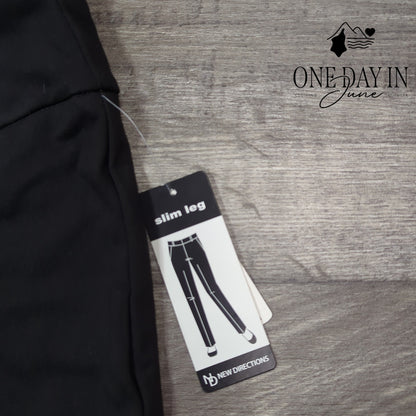 New Directions Pull On Slim Leg Pants Size 1X