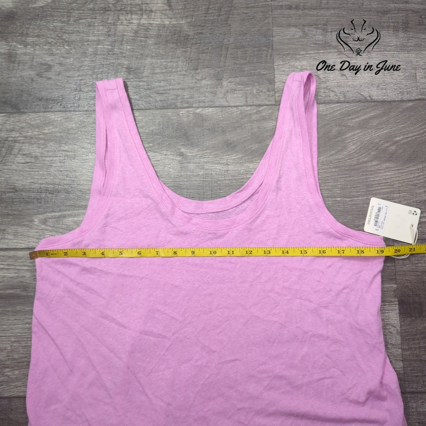 a.n.a Linen Tank Top Size L