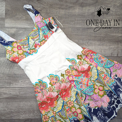 Nine West Floral Sleeveless Mini Dress Size 6