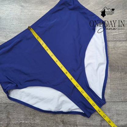 B2Prity Twist Front high Waist Tankini Swimsuit Size L