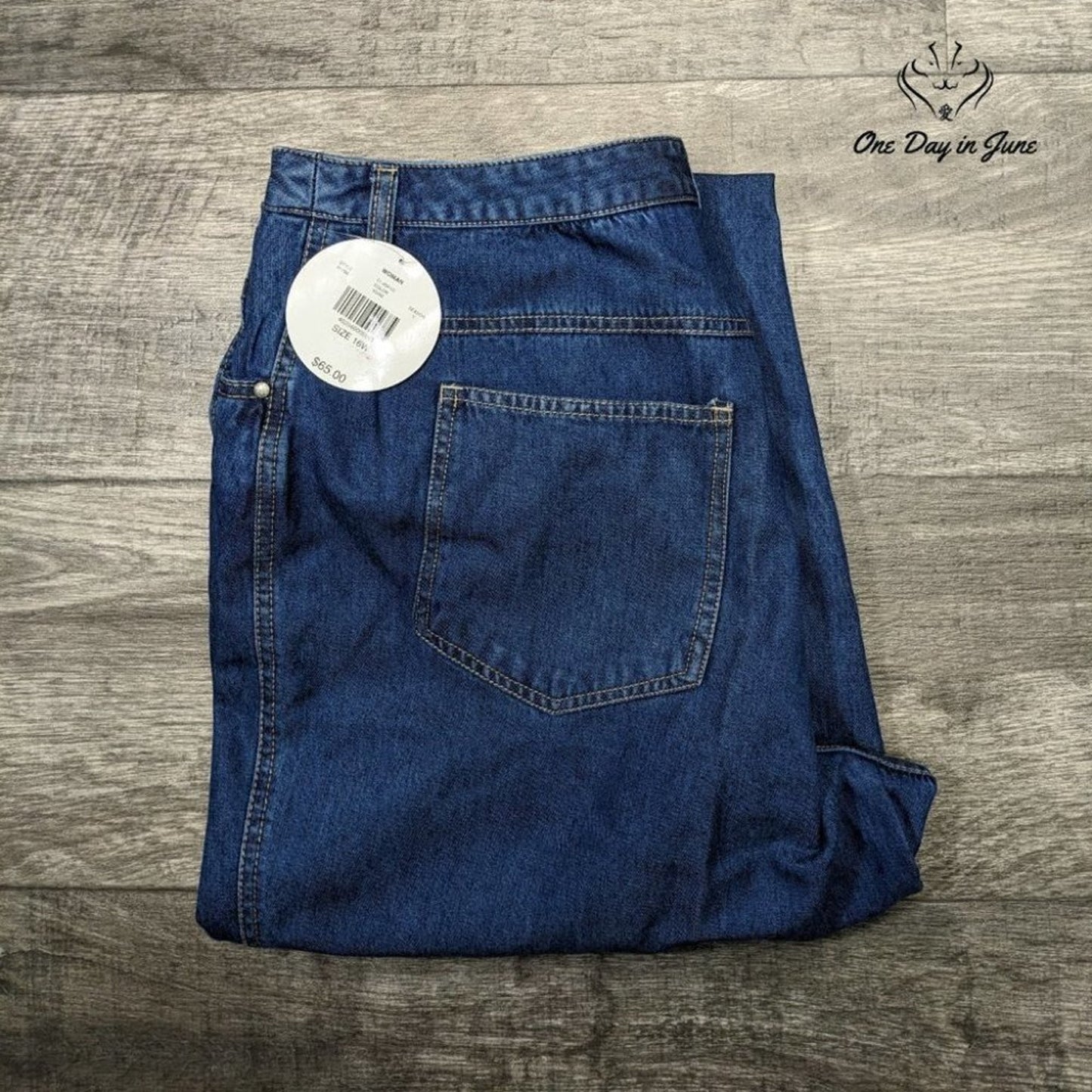 Valerie Stevens Straight Leg Jeans Size 16W