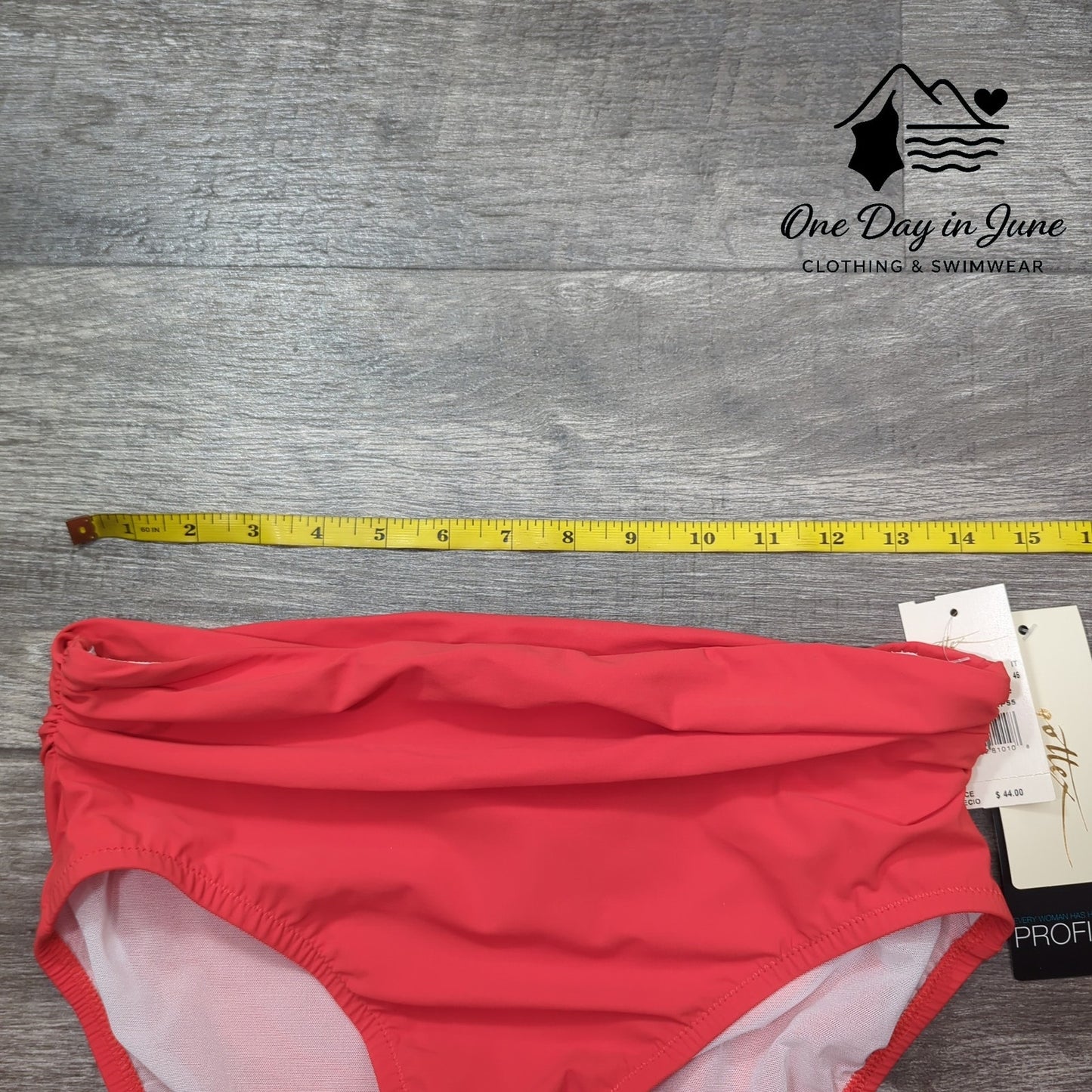 Gottex Profile Ruched Bikini Bottom Size 12