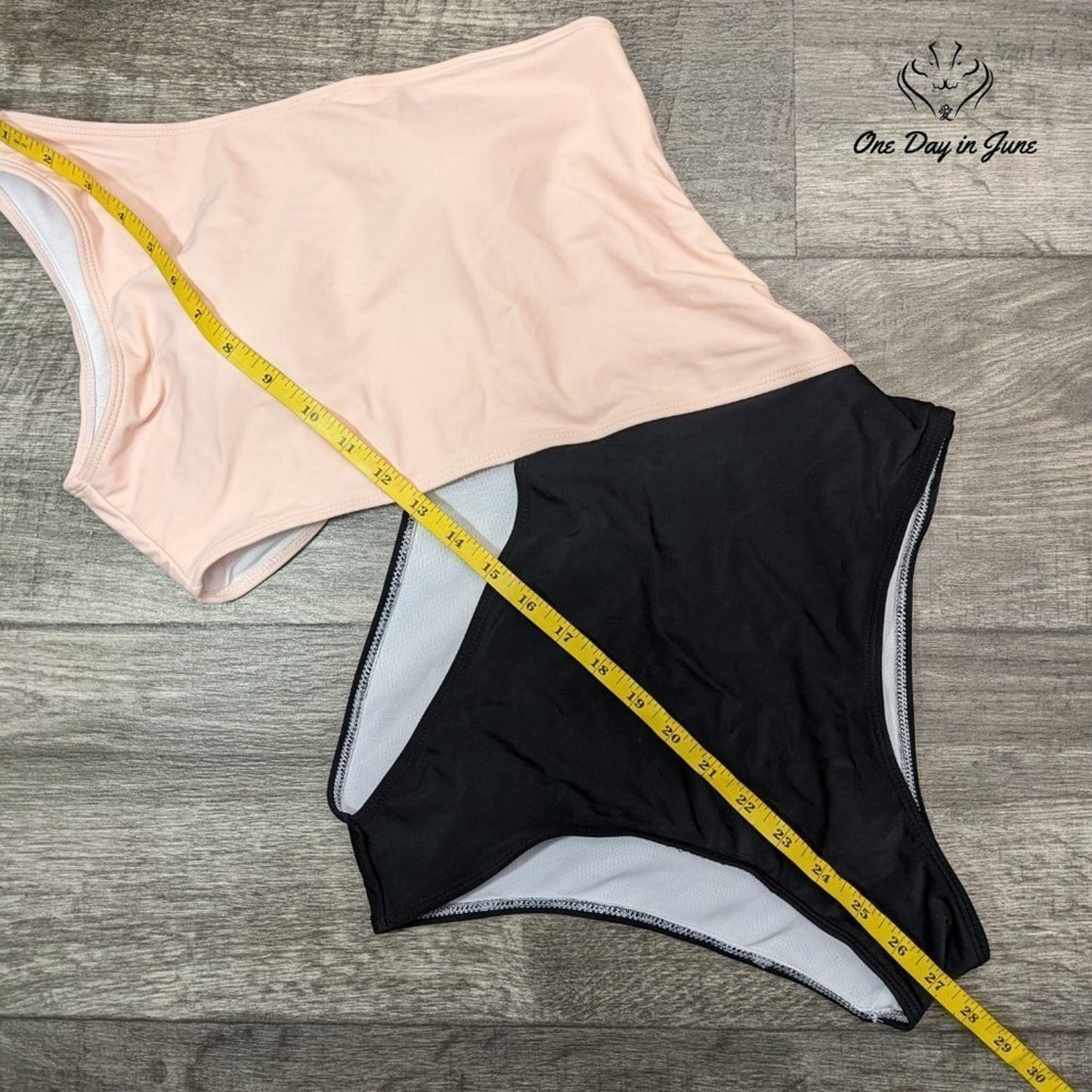 Yonique One Shoulder One Piece Swimsuit Size L