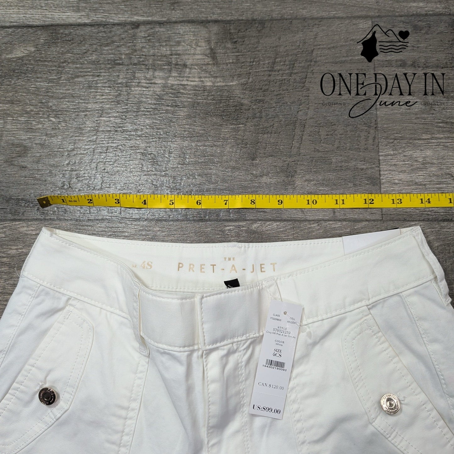 White House Black Market Pret-A-Jet High Rise Slim Ankle Pants Size 4