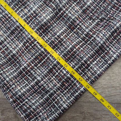 Loft Tweed Textured Mini Skirt Multicolor Zip Pockets NWT Size 8