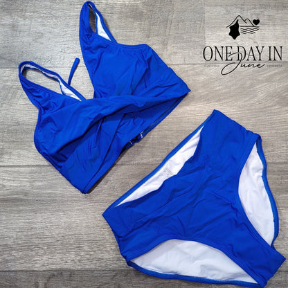 CharmLeaks Lace Up Back Bikini Swimsuit Size S