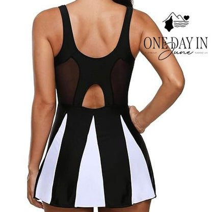 Zando Boyshort Swimdress One Piece Swimsuit Size XL
