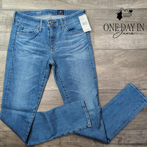 AG Adriano Goldschmied The Stilt Cigarette Leg Jeans Blue NWT $215 Size 4 (27)