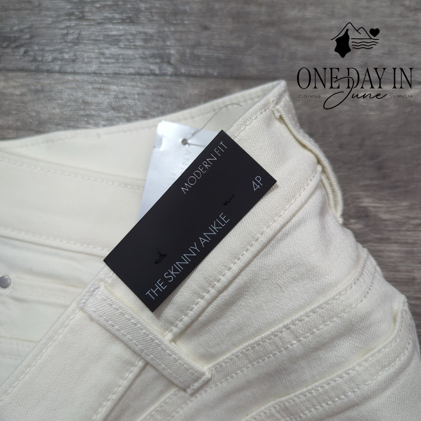 Ann Taylor Petite Modern Fit Skinny Ankle Jeans Size 4P