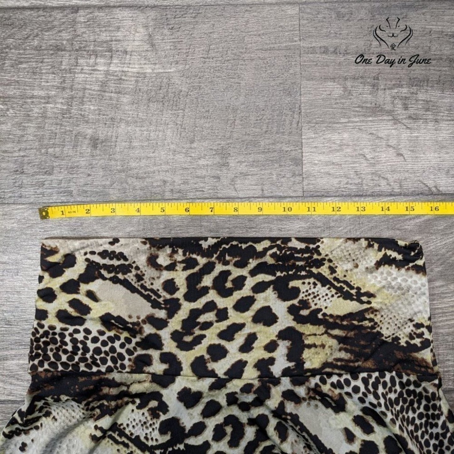 Zac & Rachel Animal Print Maxi Skirt Size L