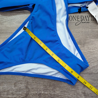 Cupshe Tie Back Triangle Bikini Swimsuit Size M
