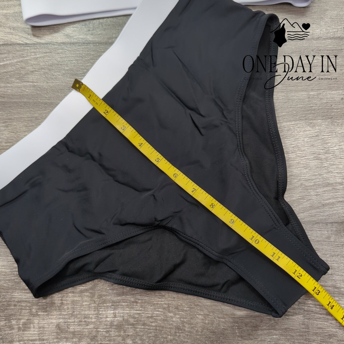 Adisputent High Waist Crop Bikini Swimsuit Size M