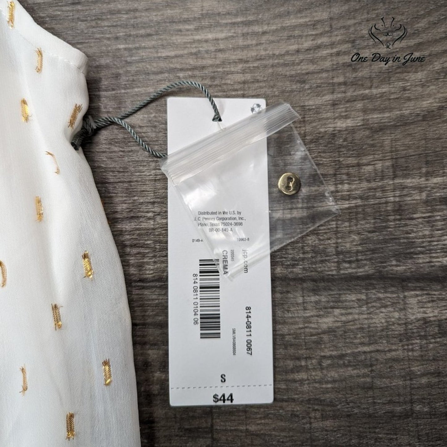 Liz Claiborne Crema Sleeveless Top Size S
