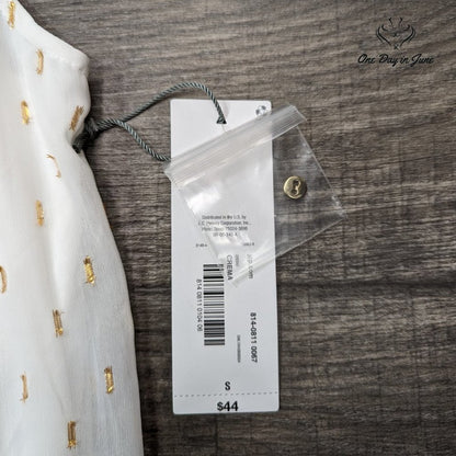 Liz Claiborne Crema Sleeveless Top Size S