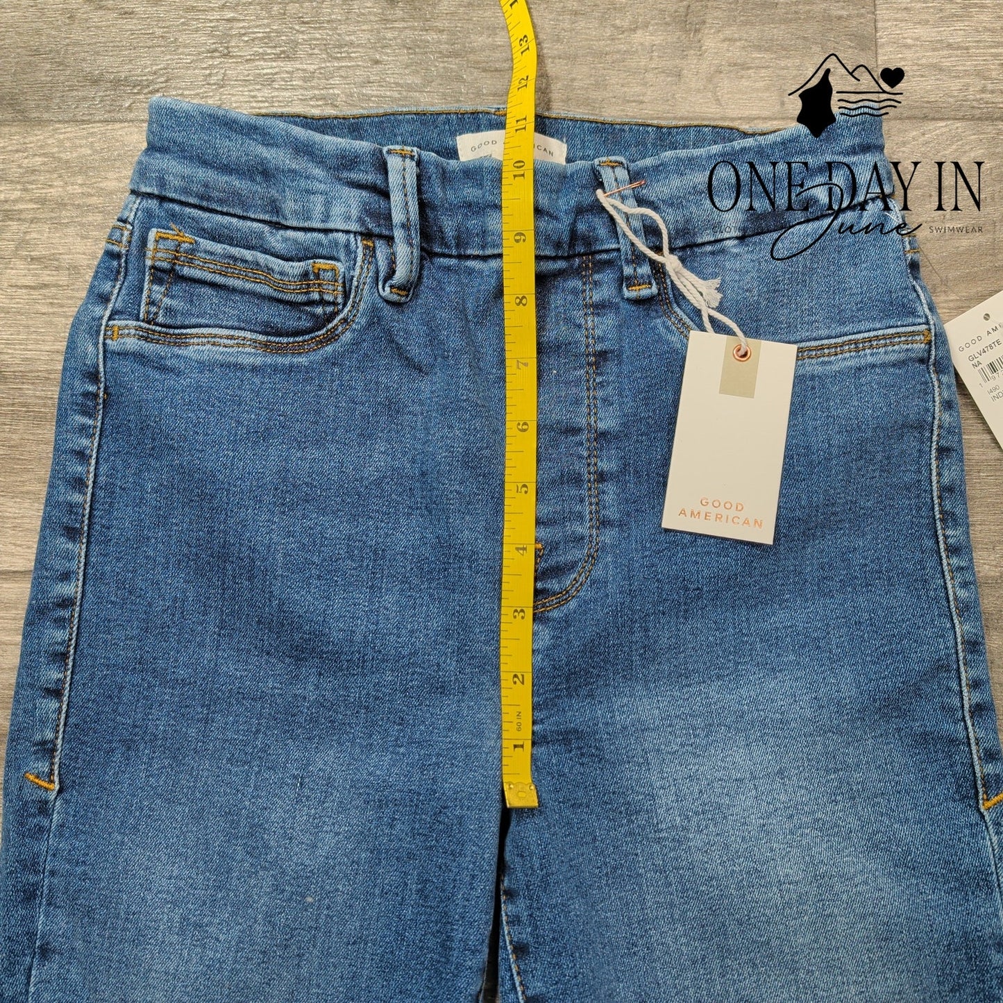 Good American Good Legs High Rise Skinny Jeans Indigo Blue NWT Size M