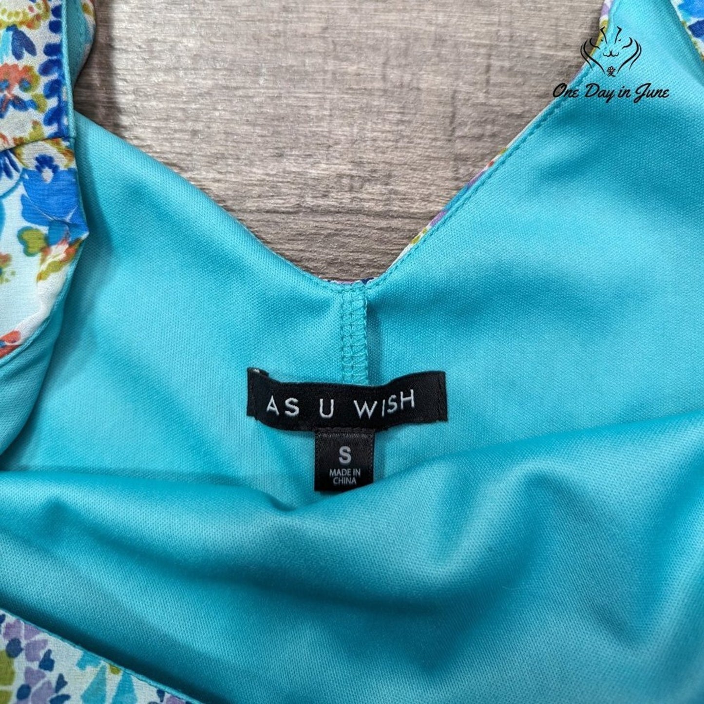 As U Wish 3.4 Sleeve Layered Mini Dress Size S