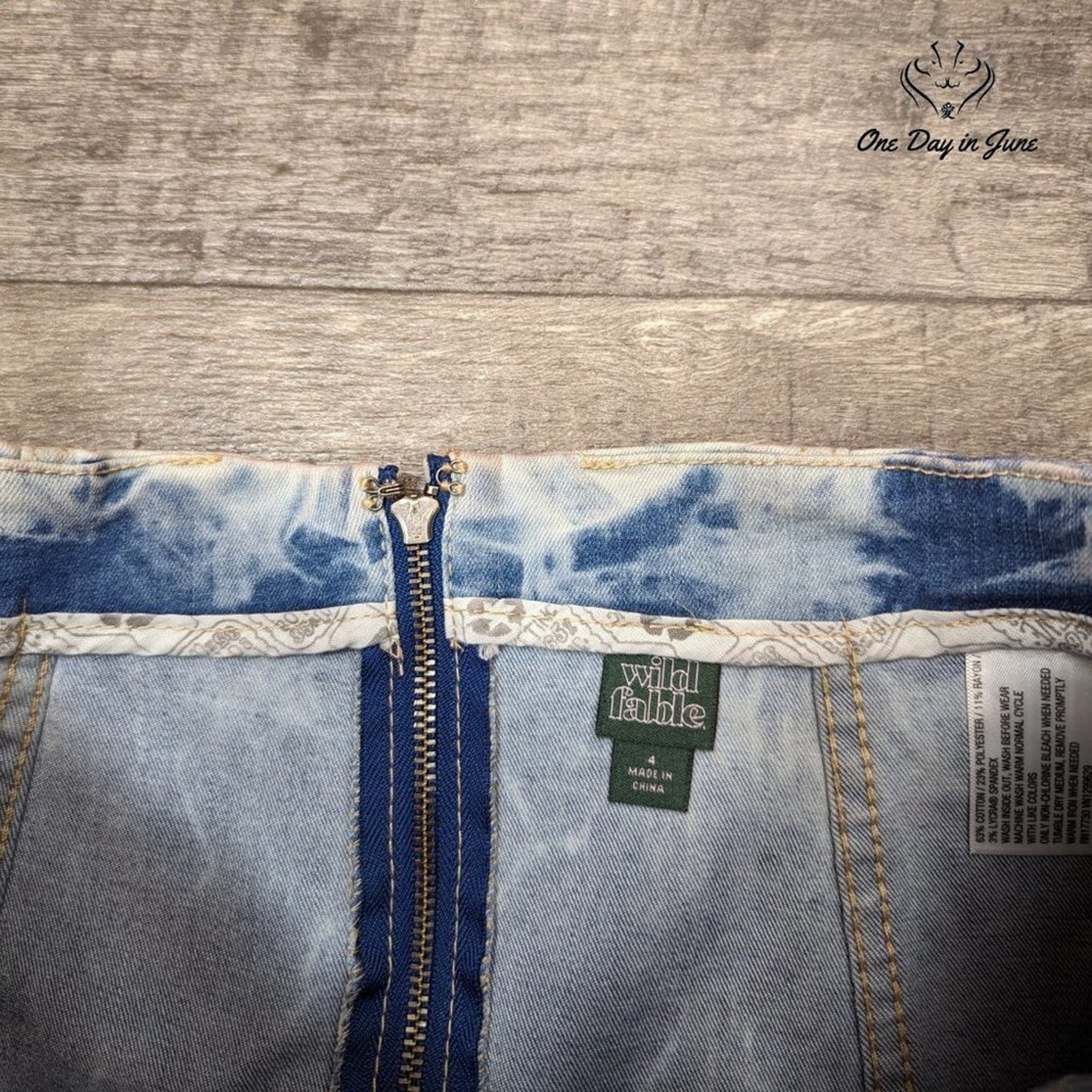 Wild Fable Denim Mini Skirt Size 4