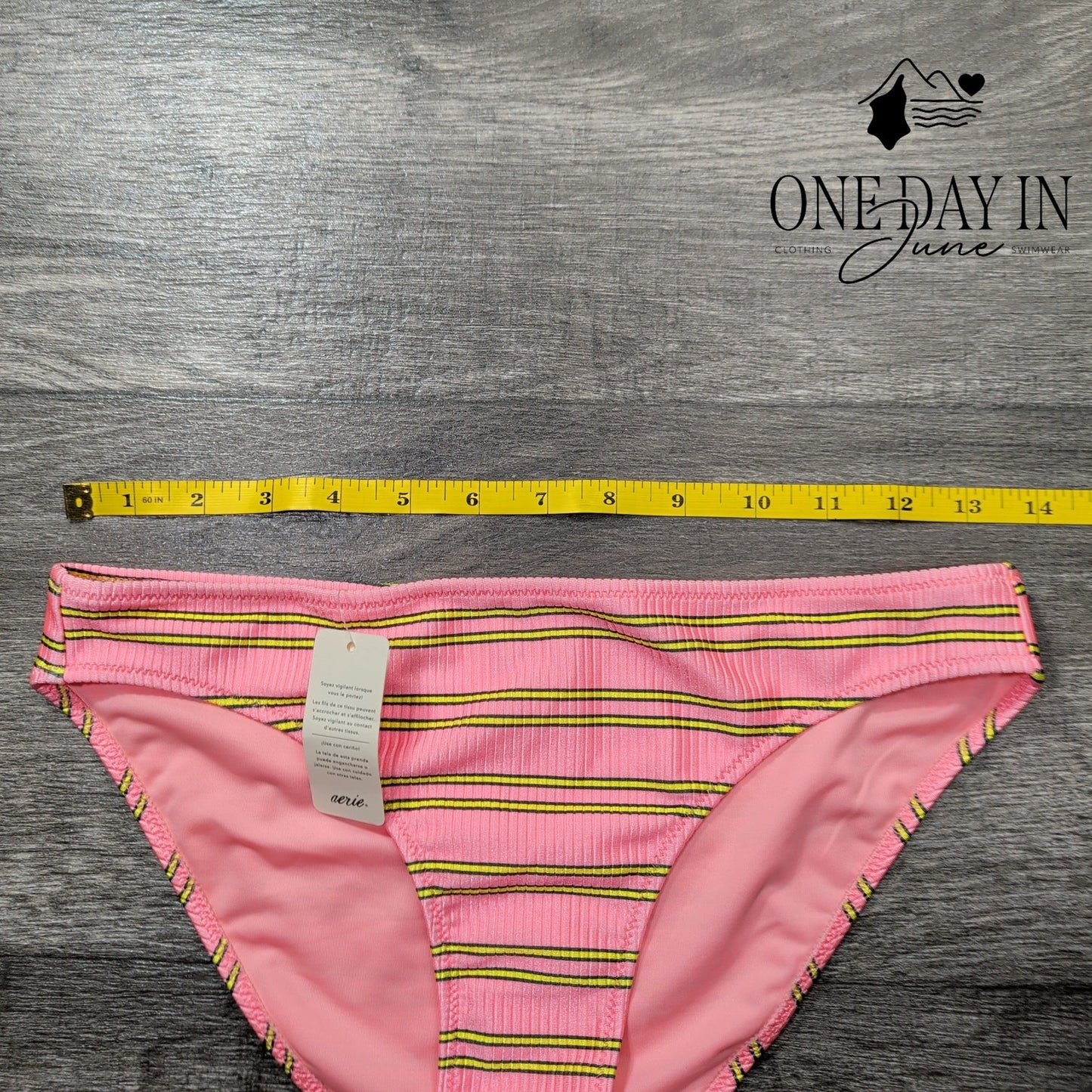 American Eagle Outfitters Aerie Striped Bikini Bottom Size S